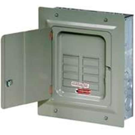 Eaton Cutler-Hammer Load Center, 6 Spaces, 125A Amps, 120/240V AC 6800346